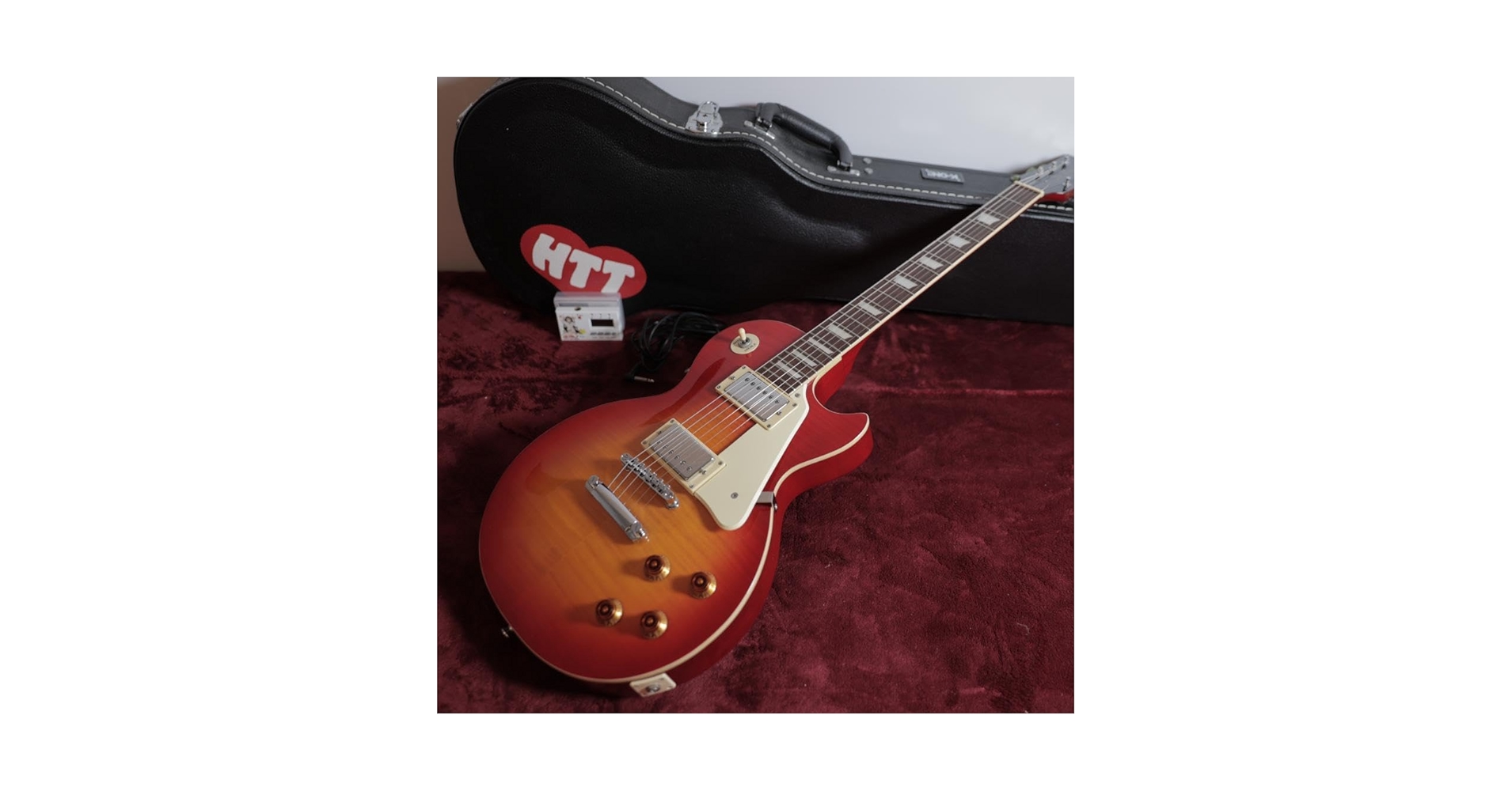 けいおん！LES PAUL STANDARD 平沢唯モデル レスポールギター K-ON！ YUI HIRASAWA LESPAUL TYPE 数量限定販売された「けいおん